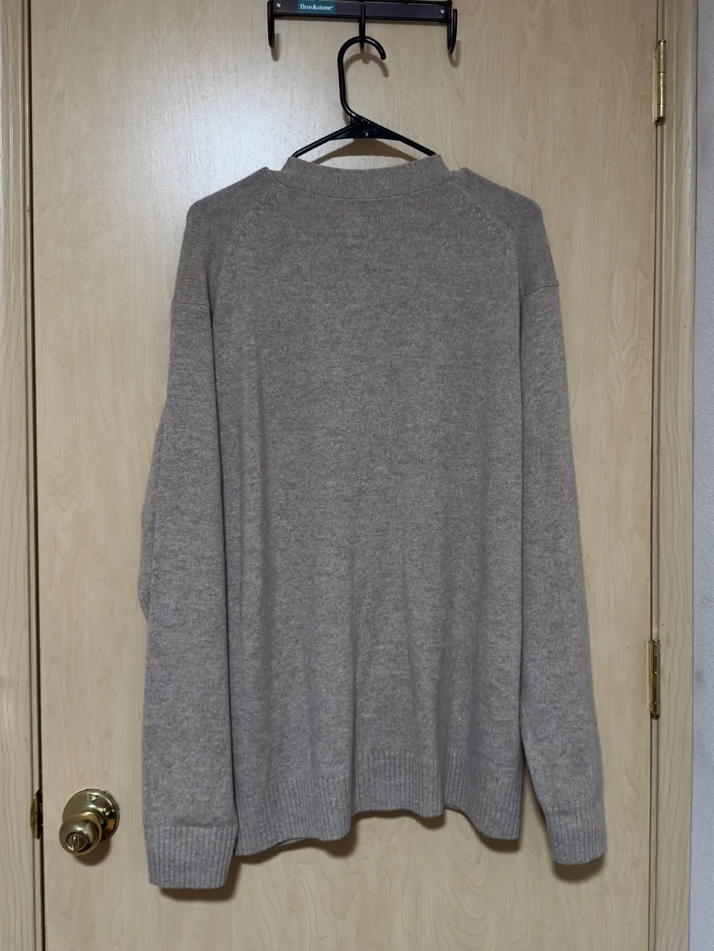 Uniqlo Premium Lambswool Cardigan (Brown/Tan) - Mens XL